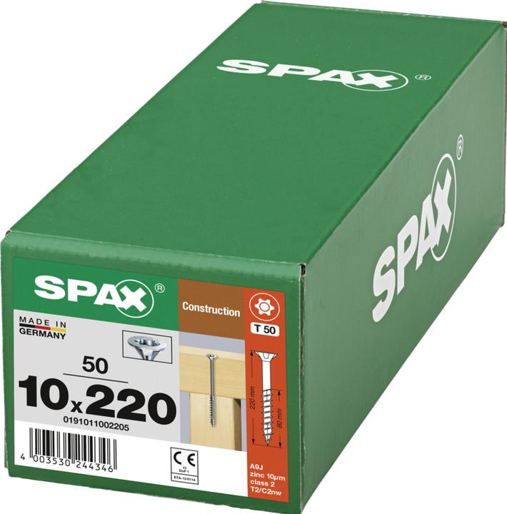 Actual product image Spax Wood construction screws (50 Screws per piece)