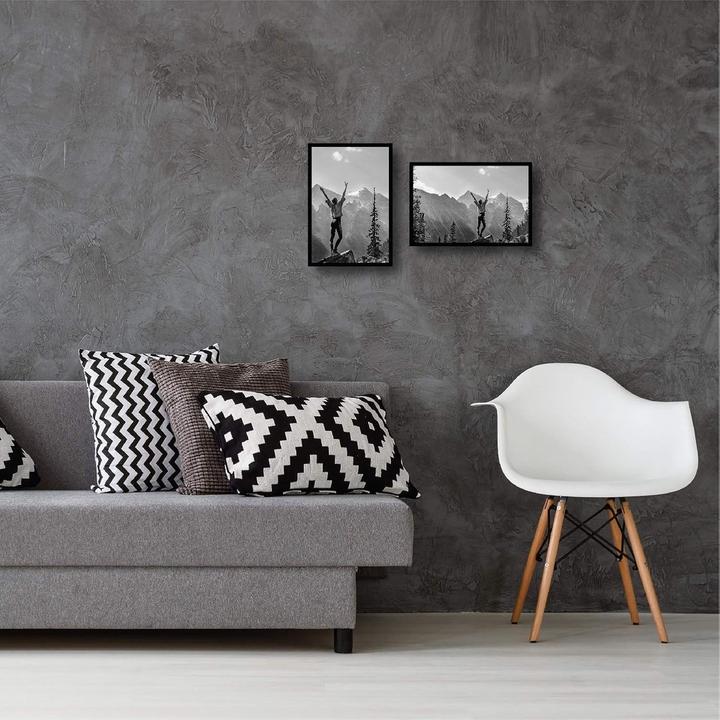 Actual product image Haes Deco Deco Kunststoff-Fotorahmen 20x30 cm EF4B Easy Frame Schwarz
