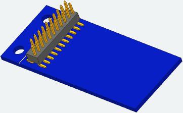 Actual product image ESU Adapter board 21MTC for 8 amplified outputs