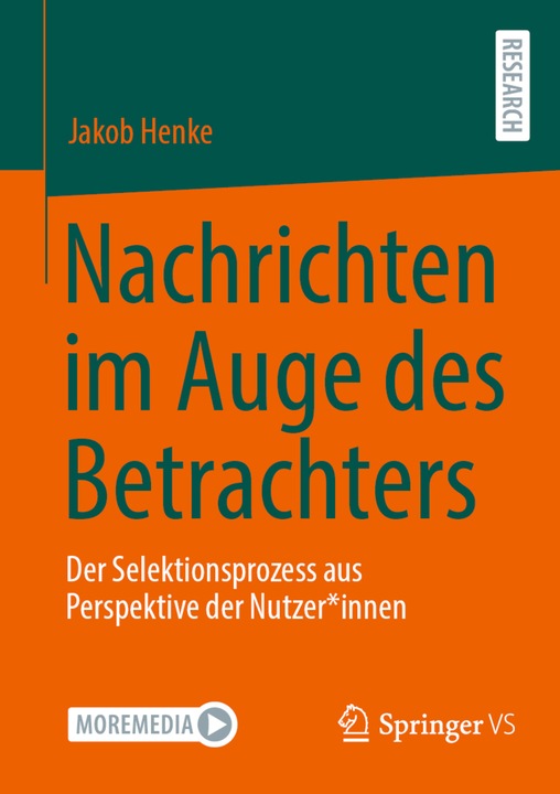 Produktbild Nachrichten im Auge des Betrachters (Deutsch, Jakob Henke, 2024)