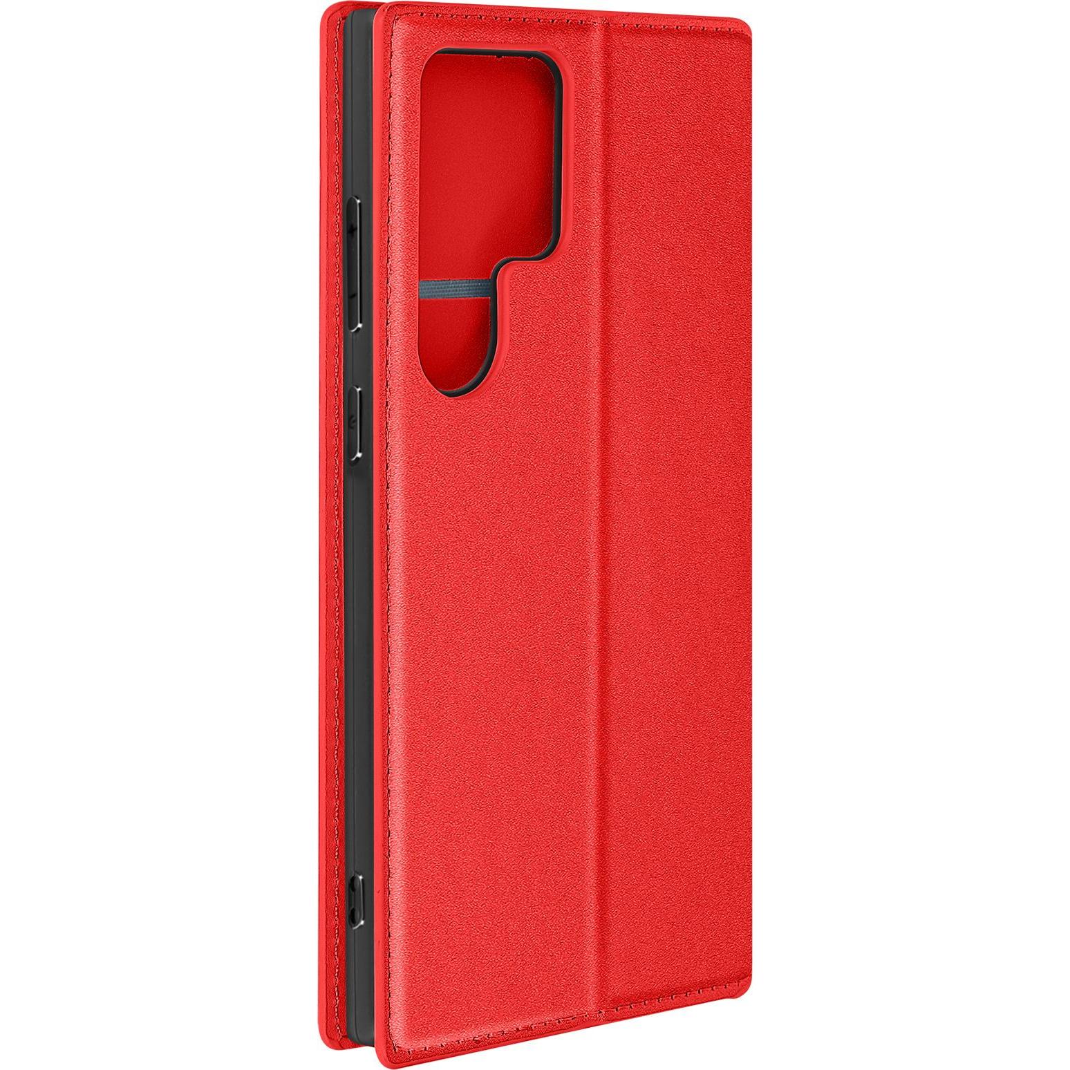 Thumbnail - Avizar Classic Edition, Backcover mit Magnetklappe Series (Samsung Galaxy S24 Ultra), Smartphone Hülle, Rot
