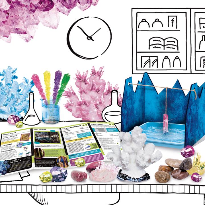 Actual product image Lisciani 100217 - - I'M A GENIUS SCIENZA POCKET LA SCIENZA DEI CRISTALLI