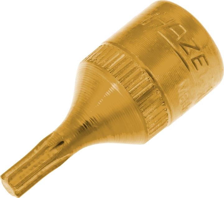 Produktbild HAZET Schraubendreher-Steckschlüsseleinsatz ∙ TORX 8502-T15 ∙ Vierkant6,3 mm (1/4 Zoll) ∙ Innen TO…