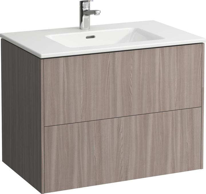 Immagine prodotto Laufen Pro S Set Base 800, lavabo, 1 foro per rubinetto, troppopieno, con mobiletto, 2 cassetti, 800