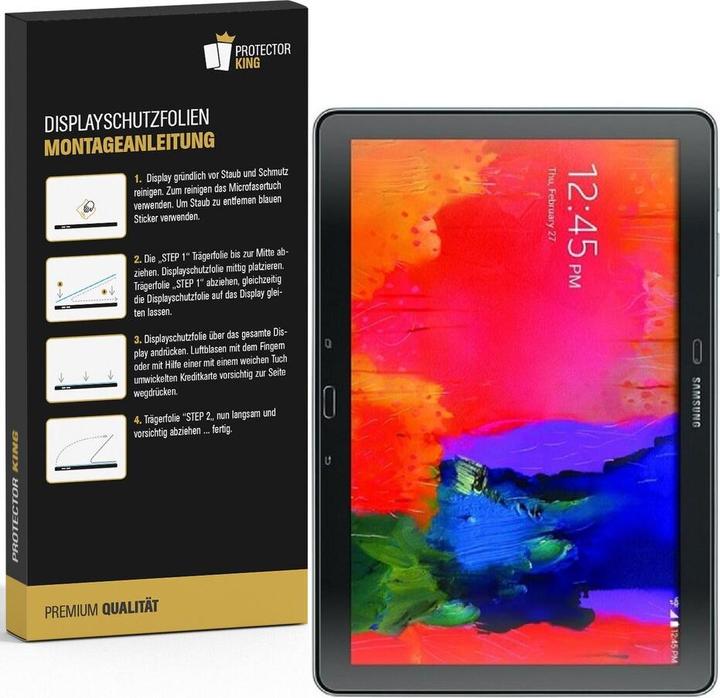 Produktbild Protectorking 2x Premium Displayschutzfolie 3D KLAR (2 Stück, Galaxy Note Pro 12.2)