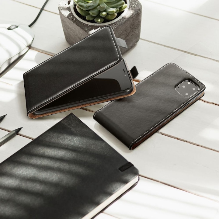 Produktbild NoName Book case OEM SLIM FLEXI FRESH Flip case for SAMSUNG A70 / A70s black (Blackview A70, Samsung Galaxy A70S)