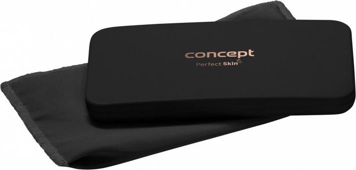 Actual product image Concept - Cosmetic pocket mirror with LED lighting black KZ2020