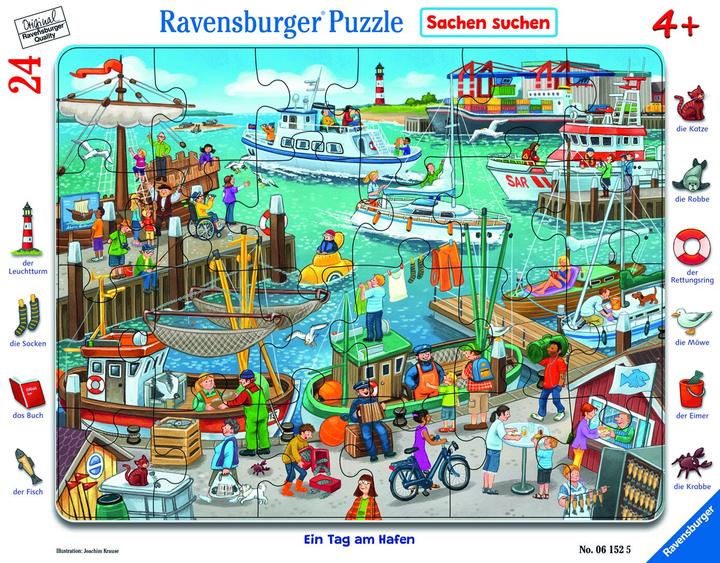 Produktbild Ravensburger Ein Tag am Hafen (24 Teile)