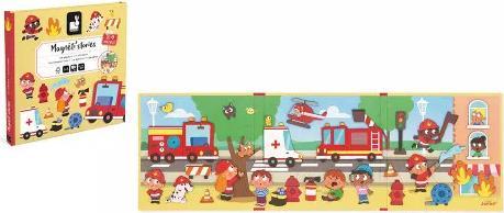 Actual product image Janod Magnetistories Feuerwehr (German, 3 - 8 years)