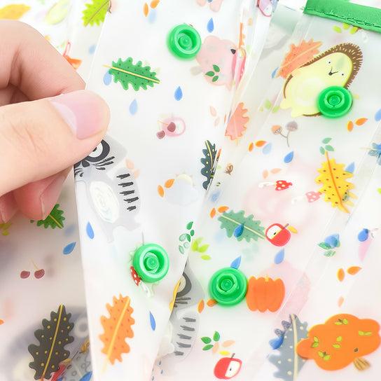 Actual product image Djeco Rain Poncho Forest Animals