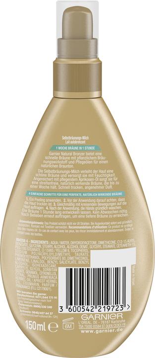 Produktbild Garnier Natural Bronzer (Selbstbräunungscreme, 150 ml)
