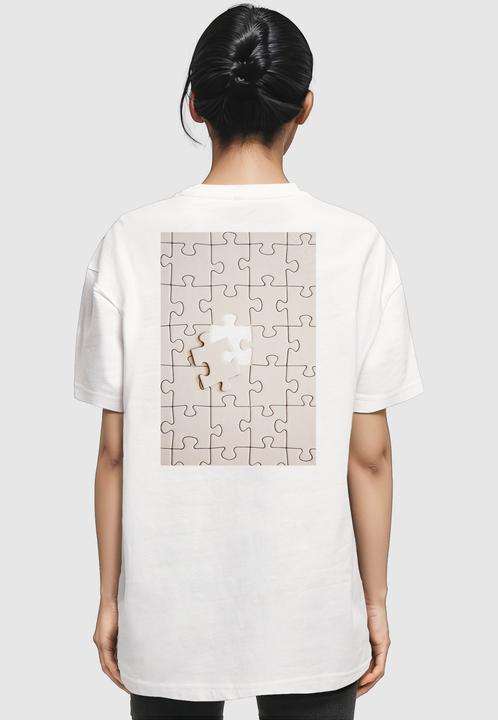 Produktbild Merchcode Ladies Missing Piece Oversized Boyfriend Tee - 136257 (S)