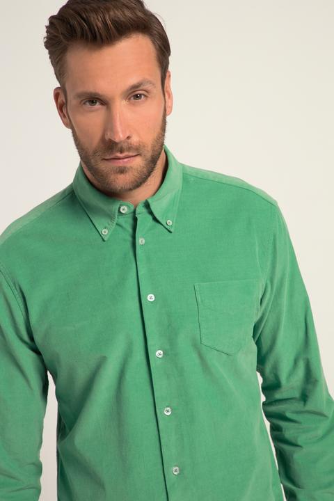 Produktbild JP1880 Cordhemd, Langarm, Buttondown Kragen, Modern Fit (7XL)