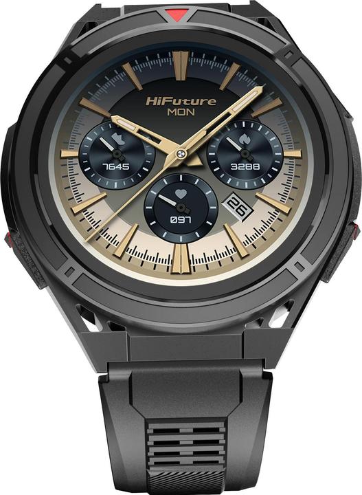 Actual product image HiFuture smartwatch Active black red HSSW9BR