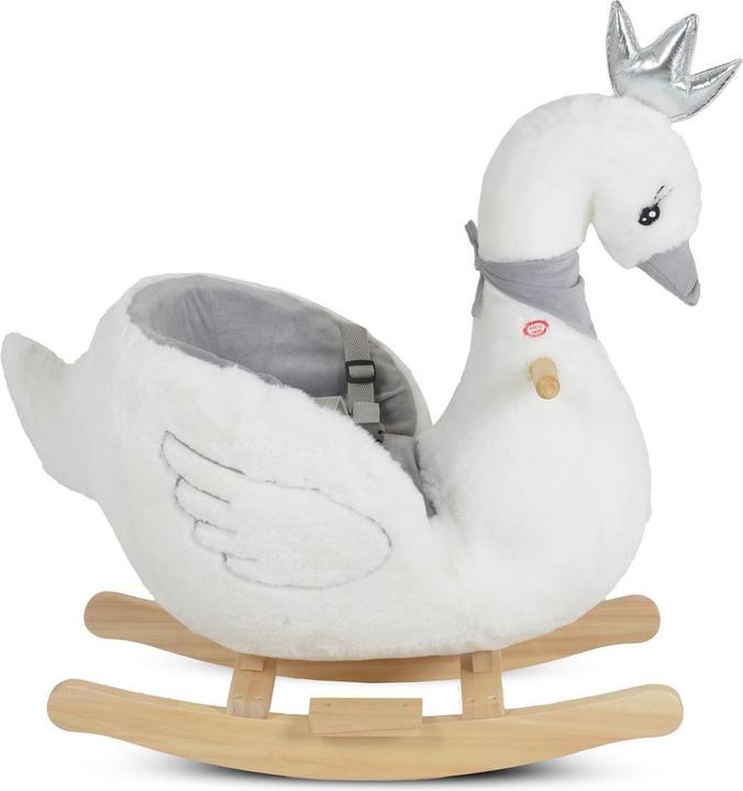 Produktbild Moni Schaukeltier Schwan aus Holz Musik
