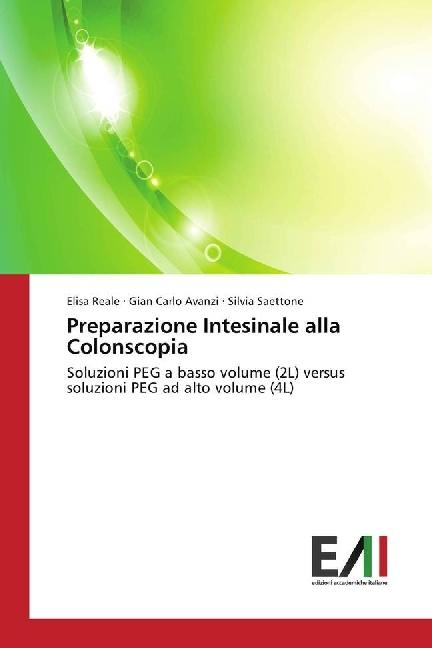 Produktbild Preparazione Intesinale alla Colonscopia (Silvia Saettone, Elisa Reale, Gian Carlo Avanzi, 2017)