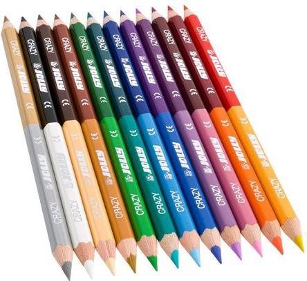 Immagine prodotto Jolly Matite colorate Superstick Crazy Matite colorate 24 colori con 12 matite colorate Resistente ai (12 x)