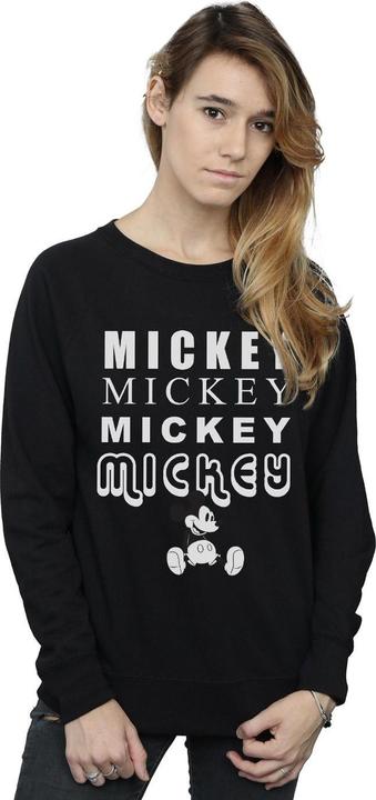 Actual product image Disney Womens/Ladies Mickey Mouse Sitting Sweatshirt (XL)
