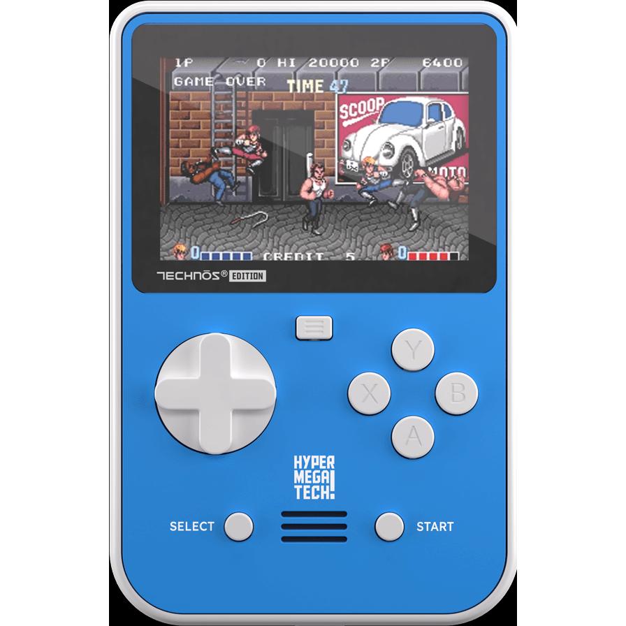 Thumbnail - HyperMegaTech! Blaze Evercade Tehnos Super Pocket, Retro Gaming, Weiss, Blau
