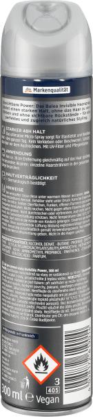 Image du produit dm Balea Laque pour cheveux Invisible Power (300 ml)