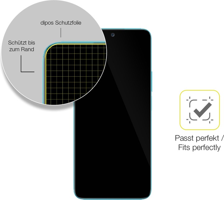 Produktbild Dipos 3D Full Cover Schutzfolie (1 Stück, Honor 90)
