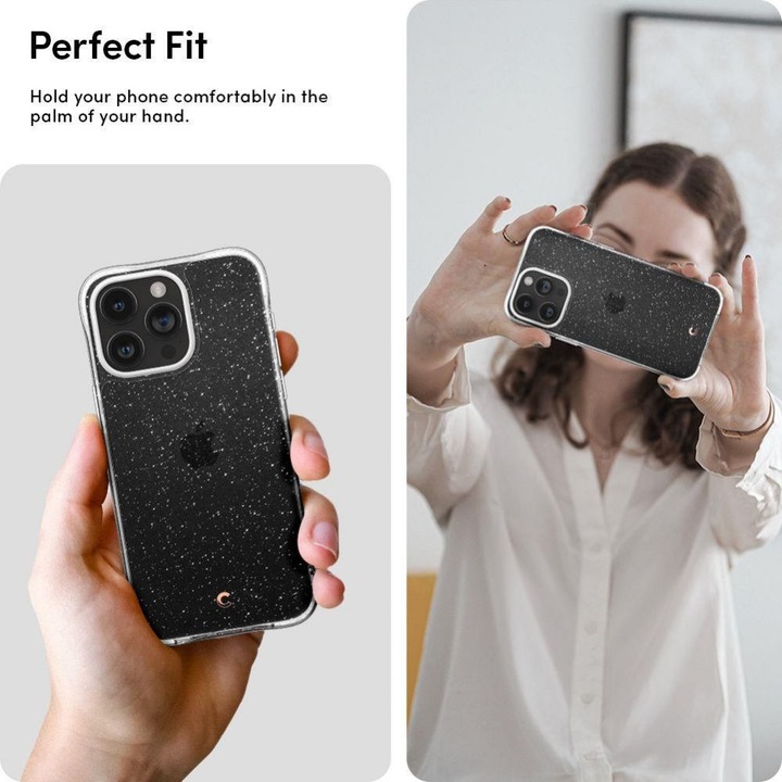 Produktbild Cyrill Cecile iPhone 15 Pro 6.1" glitter clear ACS06764 (Apple iPhone 15 Pro)