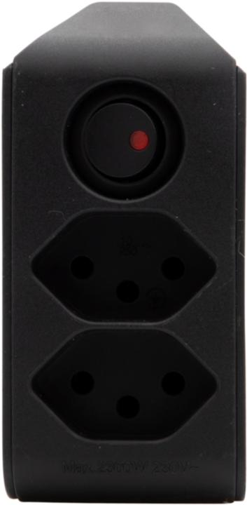 Image du produit Brennenstuhl cleverLINE fiche de dérivation double blanc avec interrupteur, orientable jusqu'à 300° (avec (Type 13, 2x)
