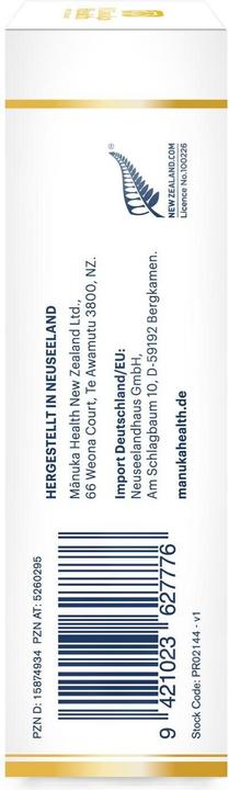 Nährwerte und Zutaten Manuka Health MGO 400+ Manuka (1 Stück, Pulver, 100 g)