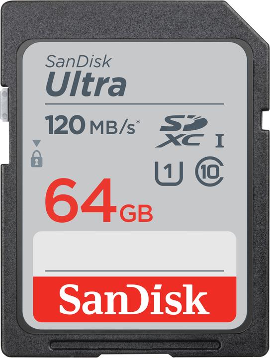 Actual product image Sandisk Ultra (64 GB, SDXC, U1, UHS-I)