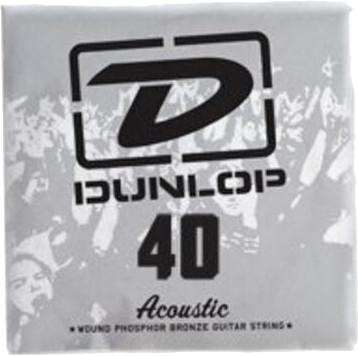 Actual product image Dunlop Acoustic 80/20 Bronze, Guitar Single String (1x, 0.04")