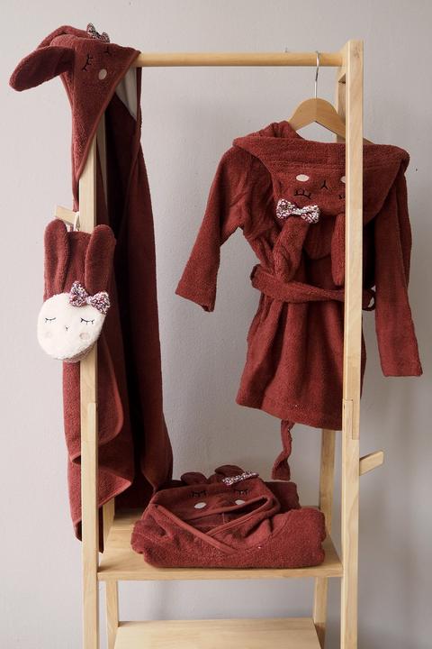 Image du produit Kikadu Gant de toilette Rabbit rost (GOTS)