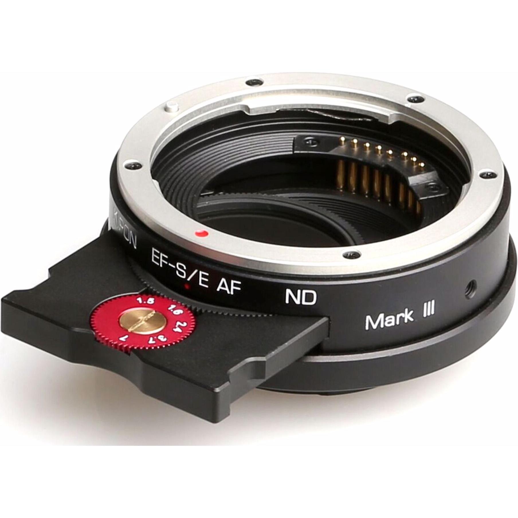 Kipon Adapter für Canon EF auf Sony E AF ND MKIII, Objektivadapter, Schwarz