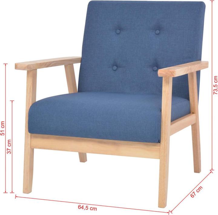 Produktbild vidaXL Sofa-Set (2-Sitzer)