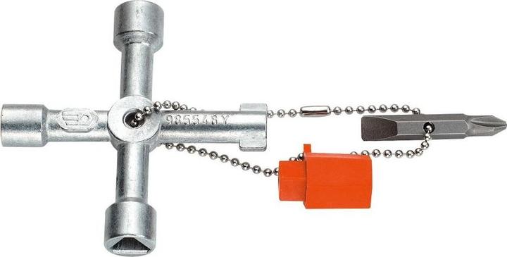 Actual product image Facom Four-way wrench for cabinets