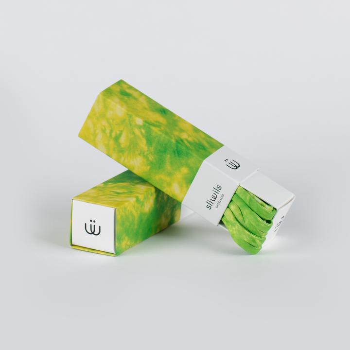 Immagine prodotto Sliwils Schuhbändel TIE-DYE GREEN