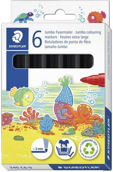 Image du produit Staedtler Feutres Noris Club Noir 6 pièces (Noir, 6 x)