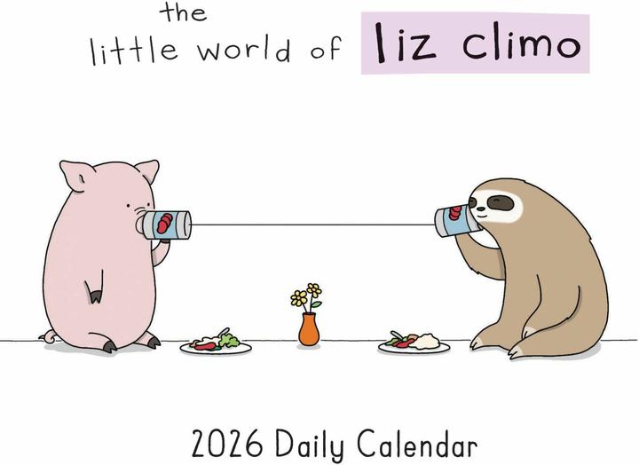 Image du produit Abrams & Chronicle Le petit monde de Liz Climo 2026 Calendrier quotidien (15 x 13 cm)