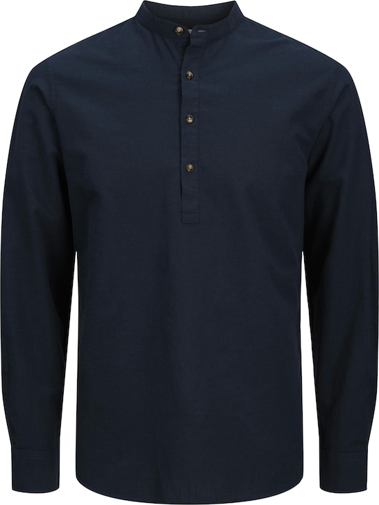 Jack & Jones Jjesummer Half Placket Shirt Ls Sn