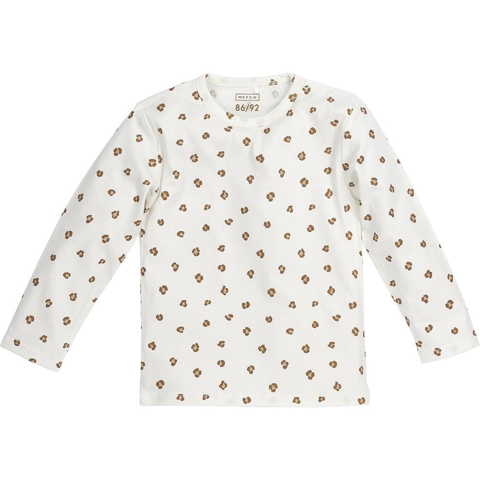 Thumbnail - Meyco, Pyjama, pyjama Mini Panther offwhite mt 110/116, Weiss, (110)