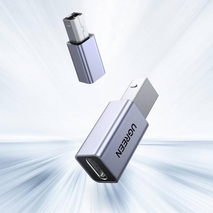 Immagine prodotto Ugreen Adattatore da USB C a USB B 2.0 per collegare la stampante con USB-C (USB tipo C, USB B)