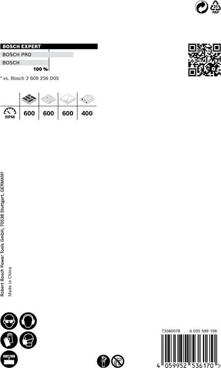 Productafbeelding Bosch Professional Zubehör Expert Gatenzaag voor bouwmateriaal, 70 x 60 mm (70 mm)