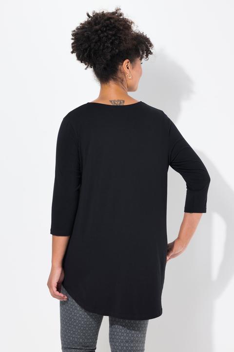 Image du produit Janet & Joyce T-Shirt, A-Linie, Statement-Druck, 3/4-Ärmel (50)