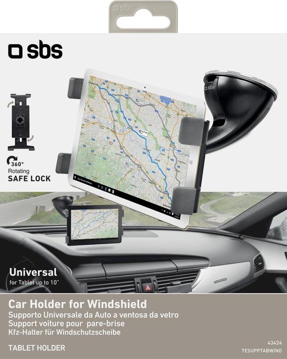 Actual product image SBS Universal car tablet holder with suction cup