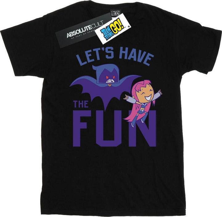 Image du produit - T-shirt TEEN TITANS GO LET'S HAVE THE FUN - Fille (140, 146)