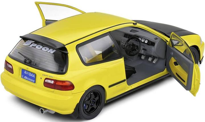 Productafbeelding Solido 1:18 Honda Civic (EG6) 1991 geel