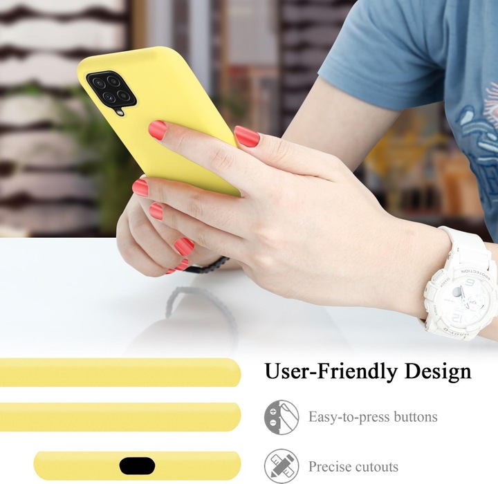 Actual product image Cadorabo TPU Liquid Silicone Case Cover (Samsung Galaxy M22, Samsung Galaxy A22, Samsung Galaxy A32)