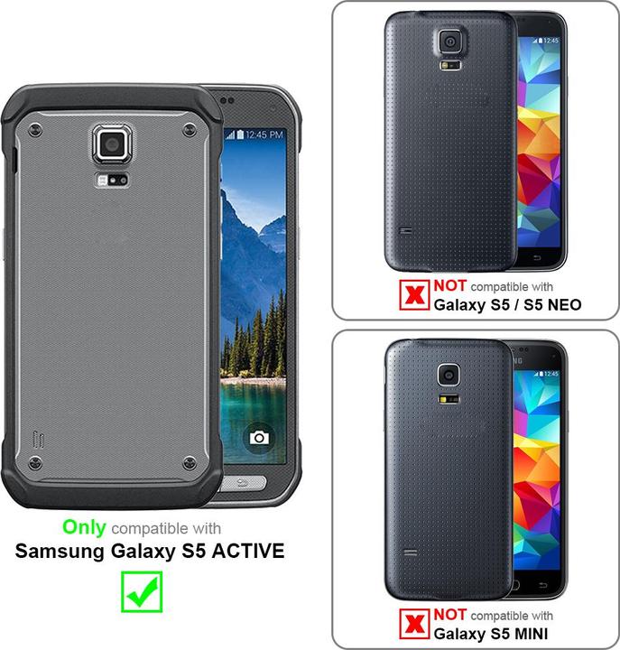Produktbild Cadorabo Handykette für Samsung Galaxy S5 ACTIVE Necklace Hülle mit verstellbarem Kordelband