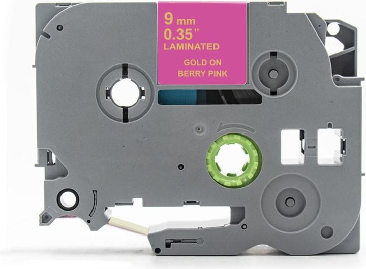 Immagine prodotto Hermex Alternatives Etikettenband zu Brother TZe-MQP24 Beschriftungsband (0.90 cm, Oro, Rosa)