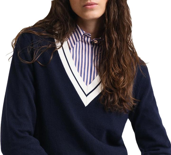 Image du produit GANT Col V contrasté (XL)