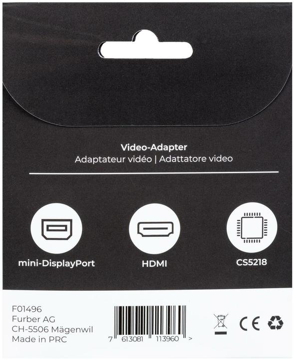 Produktbild Onit Adapter Mini-DisplayPort - HDMI (HDMI, 4.50 cm)